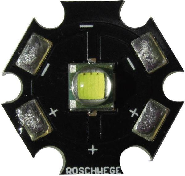 Produktbild: Roschwege HighPower-LED Warmwei&szlig; 10W 220lm 3.1V 1500mA Star-W2700-10-00-00