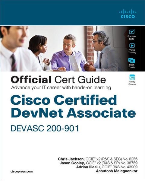 Produktbild: Cisco Certified DevNet Associate DEVASC 200-901 Official Cert Guide