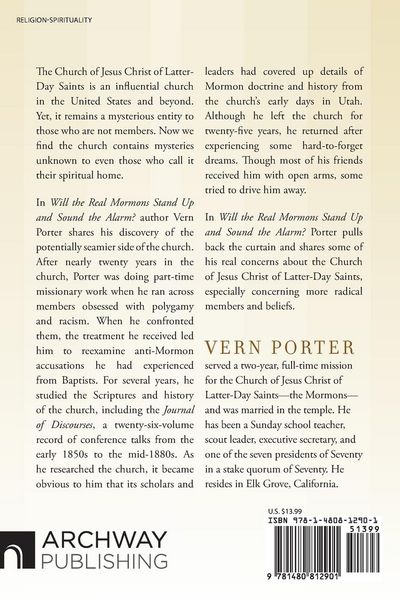 Produktbild: Will the Real Mormons Stand Up and Sound the Alarm?