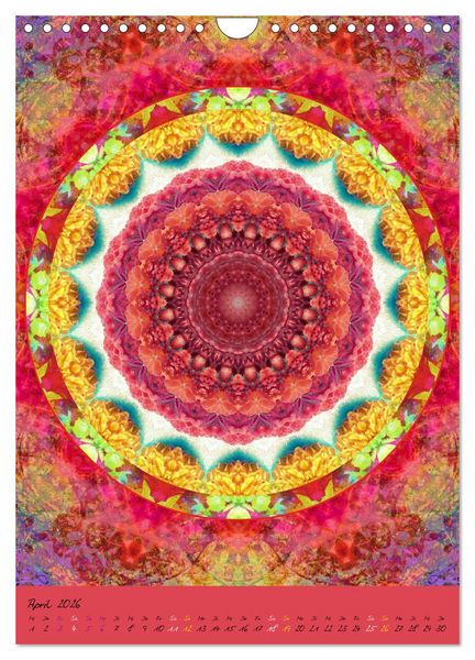 Produktbild: Mandala Energien (Wandkalender 2026 DIN A4 hoch), CALVENDO Monatskalender