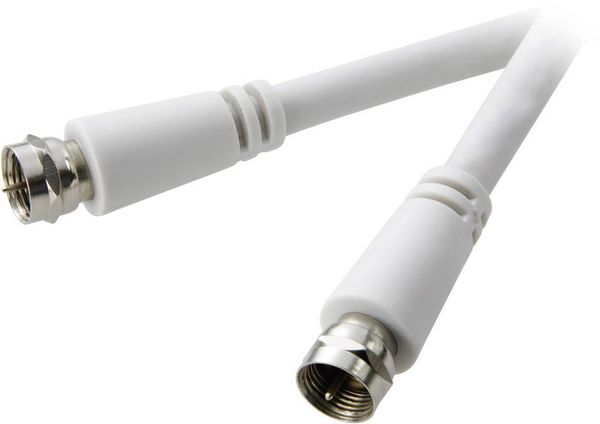 Produktbild: SpeaKa Professional SAT Anschlusskabel [1x F-Stecker - 1x F-Stecker] 1.50m 90 dB Wei&szlig;