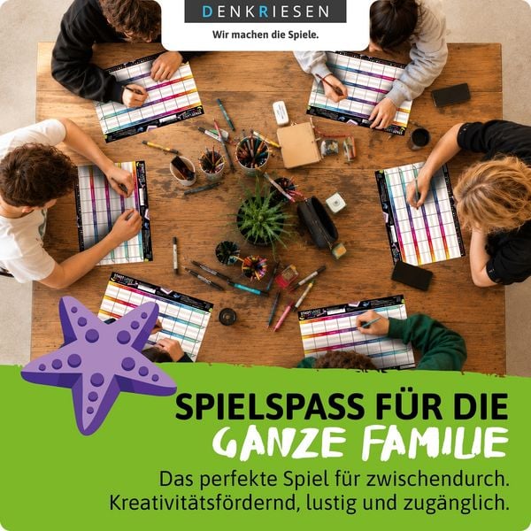 Produktbild: DENKRIESEN - STADT LAND VOLLPFOSTEN&reg; Farben Edition - "Jetzt wird's bunt" | A4 Spielblock