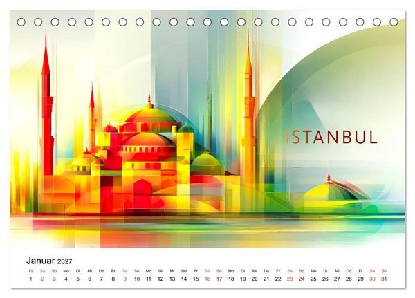 Produktbild: St&auml;dte der Welt - Premium Edition (Tischkalender 2027 DIN A5 quer), CALVENDO Monatskalender