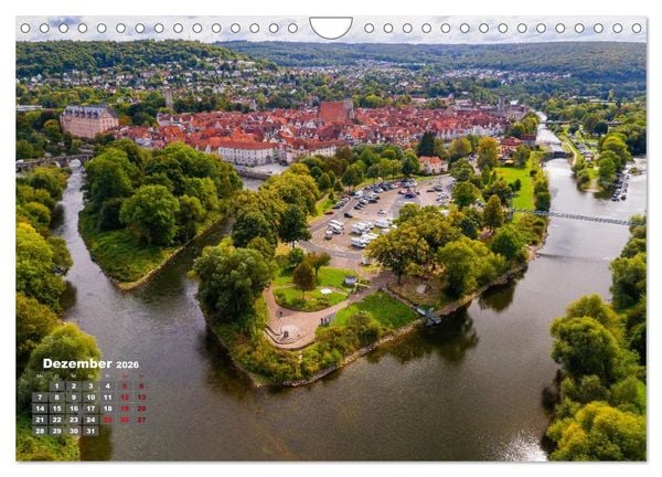 Produktbild: Die Werra in Hessen (Wandkalender 2026 DIN A4 quer), CALVENDO Monatskalender