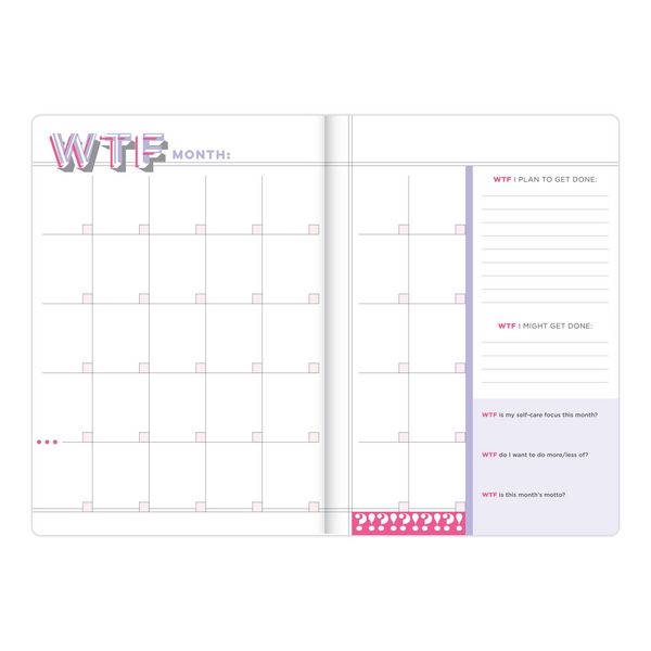 Produktbild: Wtf Undated Planner and Weekly Agenda Notebook