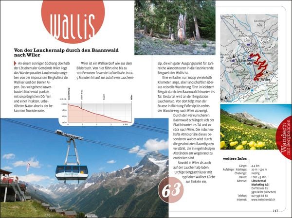Produktbild: K&uuml;mmerly+Frey Erlebnis Schweiz Wandern mit Bergbahnen - Wanderf&uuml;hrer