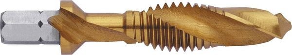 Produktbild: Exact 5923 Kombigewindebohrer metrisch M5 0.8mm Rechtsschneidend DIN 3126 HSS 1St.