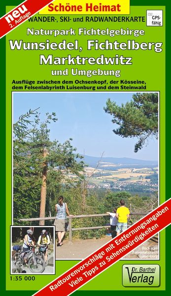 Produktbild: Wander-, Ski- und Radwanderkarte Naturpark Fichtelgebirge, Wunsiedel, Fichtelberg, Marktredwitz und Umgebung