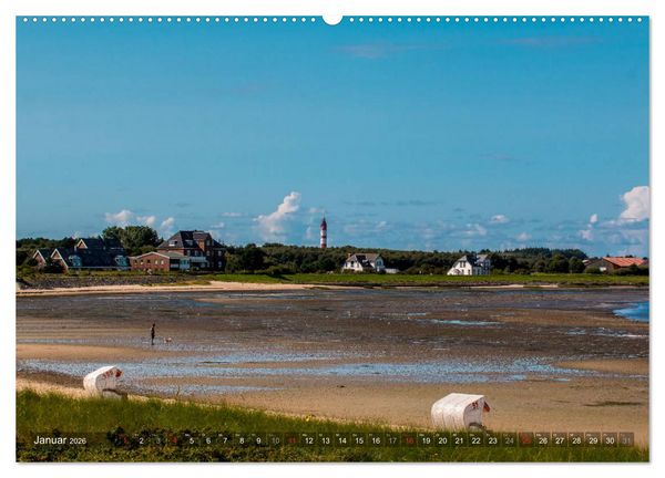 Produktbild: Amrum Insel am Wattenmeer (Wandkalender 2026 DIN A2 quer), CALVENDO Monatskalender
