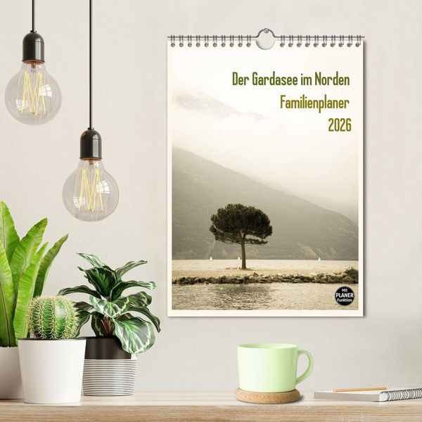 Produktbild: Der Gardasee im Norden - Familienplaner 2026 (Wandkalender 2026 DIN A4 hoch), CALVENDO Monatskalender