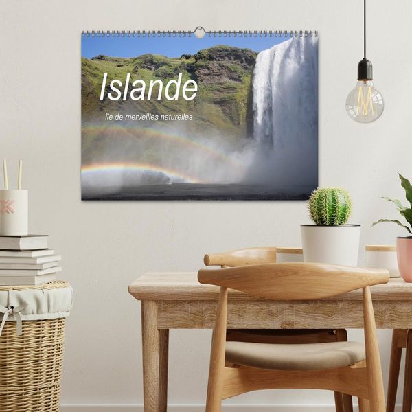 Produktbild: Islande &icirc;le de merveilles naturelles (Calendrier mural 2026 DIN A3 vertical), CALVENDO calendrier mensuel