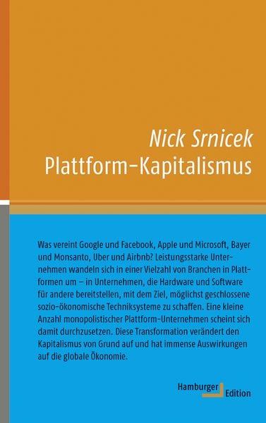 Produktbild: Plattform-Kapitalismus