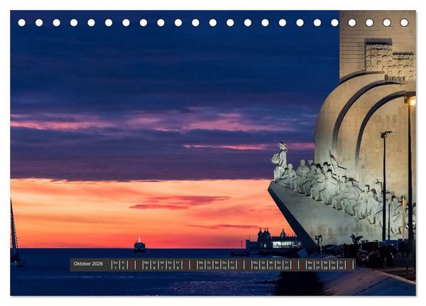 Produktbild: Portugals Atlantikk&uuml;ste (Tischkalender 2026 DIN A5 quer), CALVENDO Monatskalender
