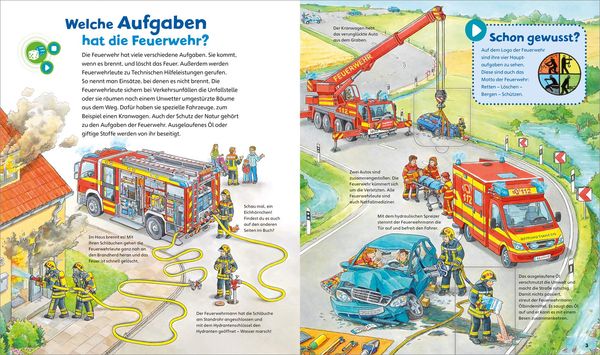 Produktbild: BOOKii&reg; WAS IST WAS Junior Im Einsatz mit der Feuerwehr!