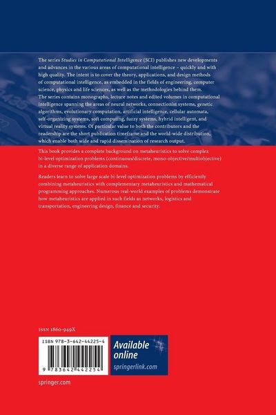 Produktbild: Metaheuristics for Bi-level Optimization