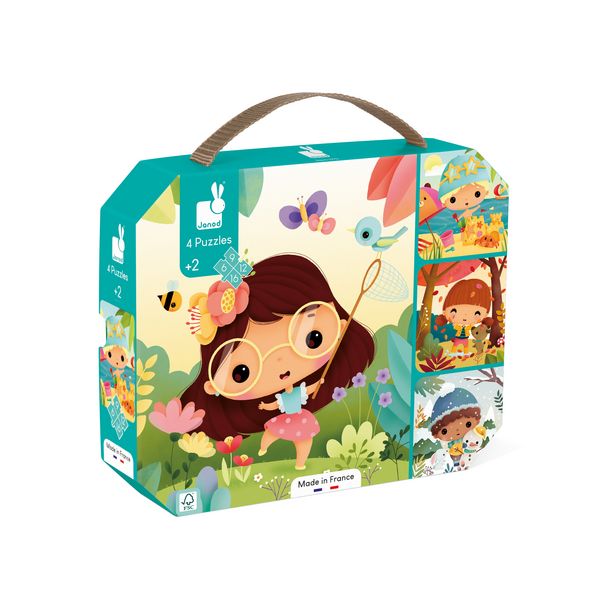 Produktbild: Jahreszeiten entdecken: 4 Lernpuzzles f&uuml;r Kinder ab 2 Jahren (6-9-12-16 Teile)