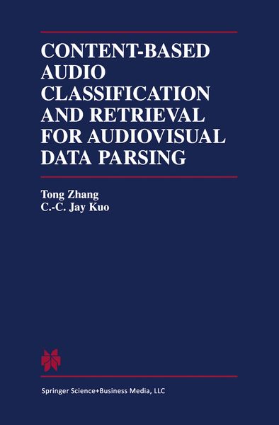 Produktbild: Content-Based Audio Classification and Retrieval for Audiovisual Data Parsing