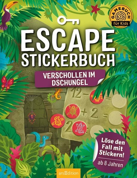 Produktbild: Escape-Stickerbuch &ndash; Verschollen im Dschungel