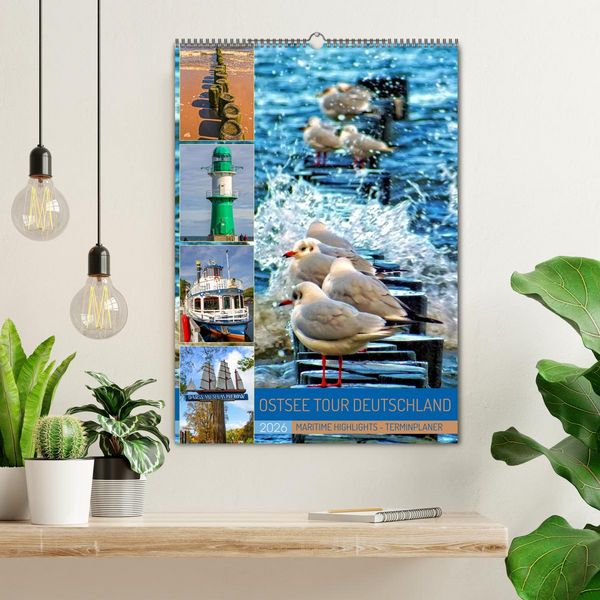 Produktbild: Ostsee Tour Deutschland - maritime Highlights (Wandkalender 2026 DIN A2 hoch), CALVENDO Monatskalender