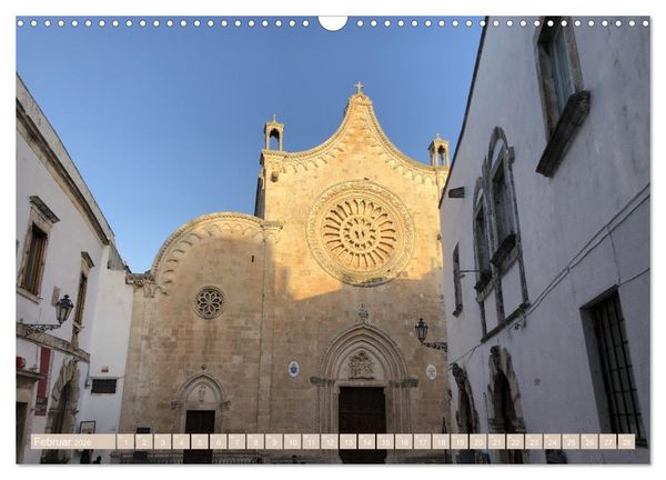 Produktbild: Ostuni - Apuliens wei&szlig;e Stadt (Wandkalender 2026 DIN A3 quer), CALVENDO Monatskalender
