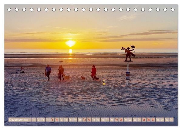 Produktbild: Le Touquet-Paris-Plage - Perle der franz&ouml;sischen Opalk&uuml;ste (Tischkalender 2026 DIN A5 quer), CALVENDO Monatskalender
