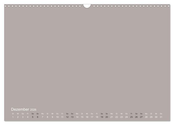 Produktbild: DIY Bastel-Kalender -Erdige Pastell Farben- Zum Selbstgestalten (Wandkalender 2026 DIN A3 quer), CALVENDO Monatskalender