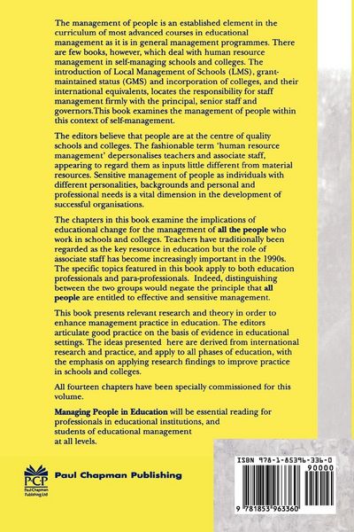 Produktbild: Managing People in Education