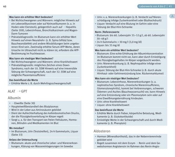 Produktbild: Laborwerte