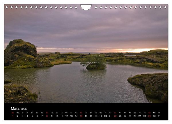 Produktbild: Island (Wandkalender 2026 DIN A4 quer), CALVENDO Monatskalender