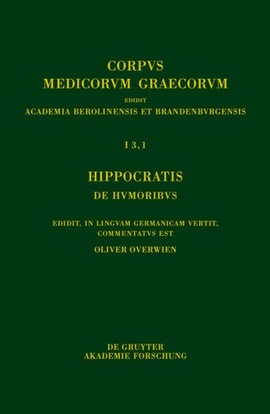 Produktbild: Hippocratis De humoribus