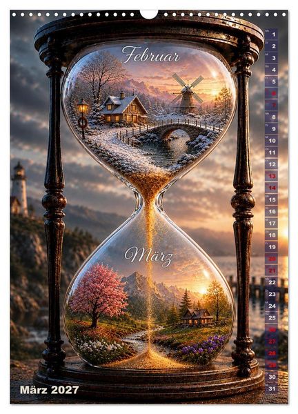 Produktbild: Zeit der Jahreszeiten (Wandkalender 2027 DIN A3 hoch), CALVENDO Monatskalender