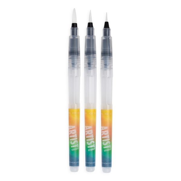 Produktbild: Cretacolor Pinsel Aqua2Go Wasserpinsel St&auml;rke F+M+B, 3er Set