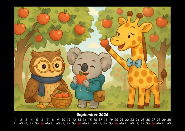 Produktbild: Ollie, Kiki & Nala - Fest der Freundschaft 2026 Fotokalender DIN A3