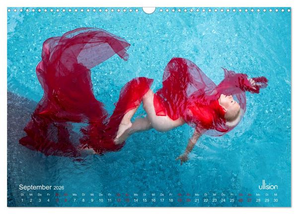 Produktbild: PIPPA CRASH &ndash; schwarz zu rot (Wandkalender 2026 DIN A3 quer), CALVENDO Monatskalender