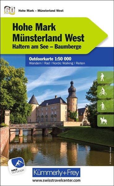 Hohe Mark - Münsterland West Haltern am See, Baumberge, Nr. 60 Outdoorkarte Deutschland 1:50 000, Sonstige von , Kümmerly+Frey, 978-3-259-02597-0