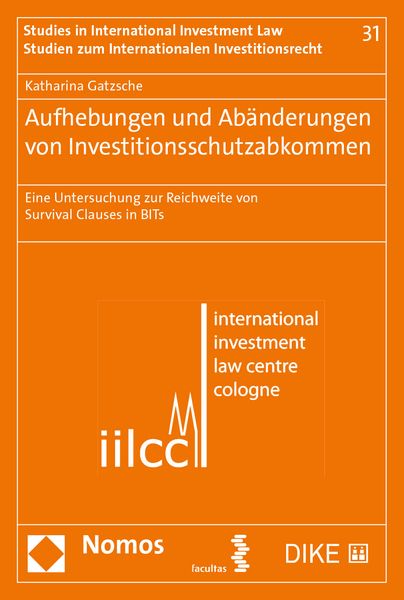 Produktbild: Aufhebungen und Ab&auml;nderungen von Investitionsschutzabkommen