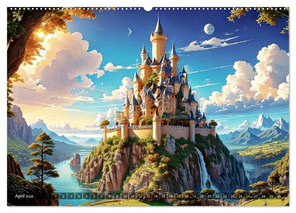 Produktbild: Reise in einer M&auml;rchenwelt (Wandkalender 2026 DIN A2 quer), CALVENDO Monatskalender