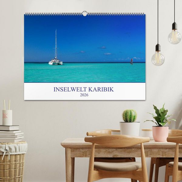 Produktbild: Inselwelt Karibik (Wandkalender 2026 DIN A2 quer), CALVENDO Monatskalender