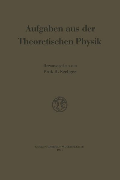 Produktbild: Aufgaben aus der Theoretischen Physik