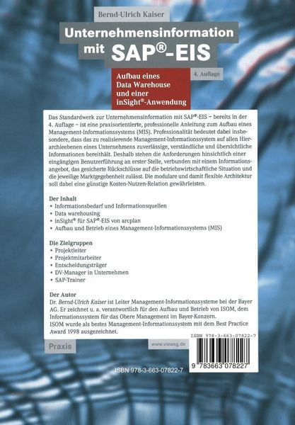 Produktbild: Unternehmensinformation mit SAP&reg;-EIS