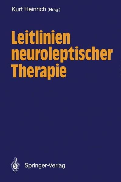 Produktbild: Leitlinien neuroleptischer Therapie