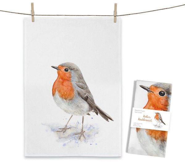 Produktbild: Geschirrtuch Robin Redbreast