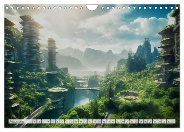 Produktbild: Gigapolis (Wandkalender 2026 DIN A4 quer), CALVENDO Monatskalender