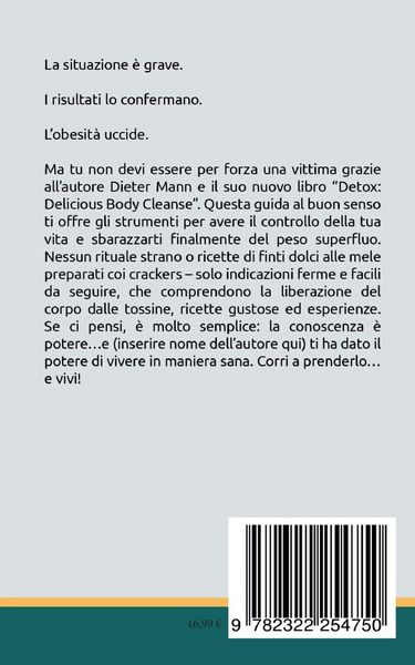 Produktbild: Detox: Una deliziosa pulizia del corpo