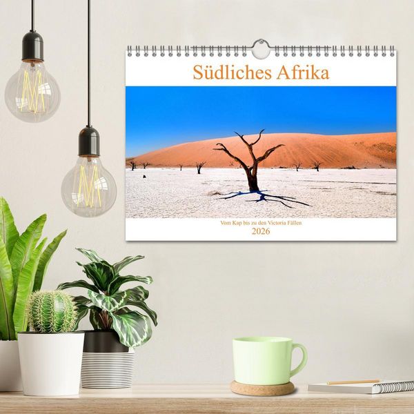 Produktbild: S&uuml;dliches Afrika - Vom Kap bis zu den Victoria F&auml;llen (Wandkalender 2026 DIN A4 quer), CALVENDO Monatskalender