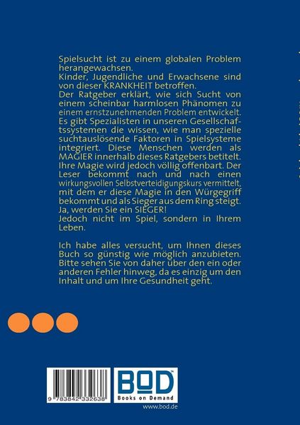 Produktbild: Spielsucht bei PC/Konsolen und Onlinegames