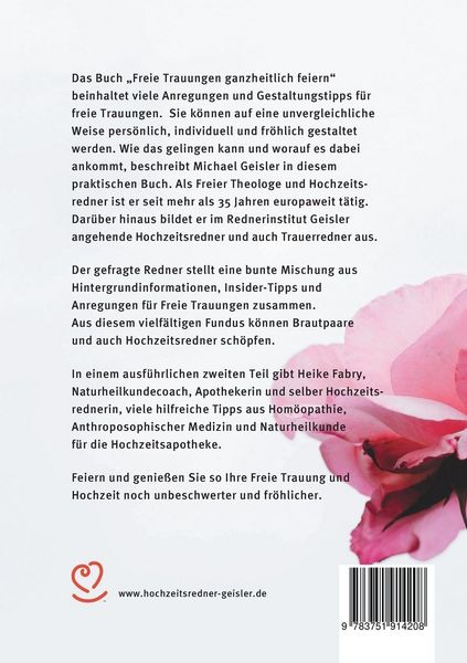 Produktbild: Freie Trauungen ganzheitlich feiern