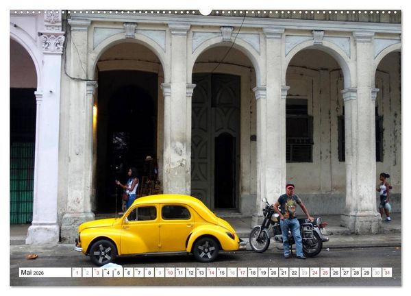Produktbild: RENAULT 4CV - Frankreichs K&auml;fer auf Kuba (Wandkalender 2026 DIN A2 quer), CALVENDO Monatskalender