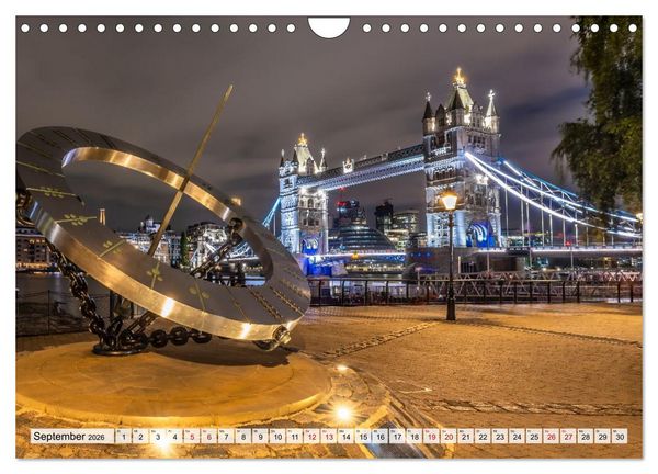 Produktbild: LONDON Magie einer Metropole (Wandkalender 2026 DIN A4 quer), CALVENDO Monatskalender