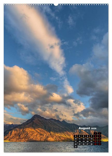 Produktbild: Neuseeland, Inseln der Tr&auml;ume (Wandkalender 2026 DIN A2 hoch), CALVENDO Monatskalender
